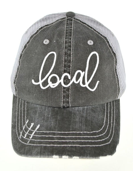 Local Embroidered trucker hat