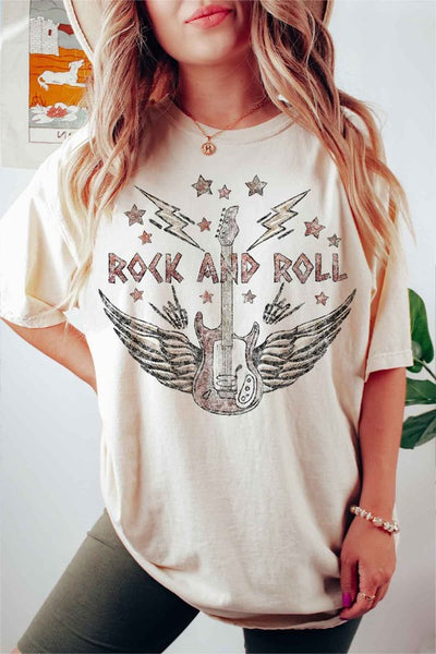 VINTAGE ROCK AND ROLL GRAPHIC TEE / T-SHIRT