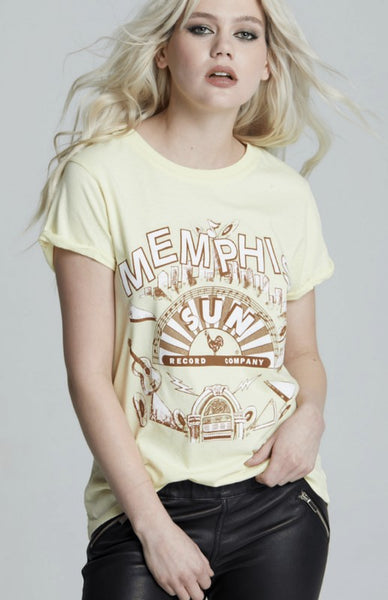 Sun Records X Elvis Presley Memphis Fitted Tee