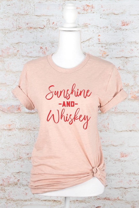 Sunshine & Whiskey Graphic Softstyle Tee