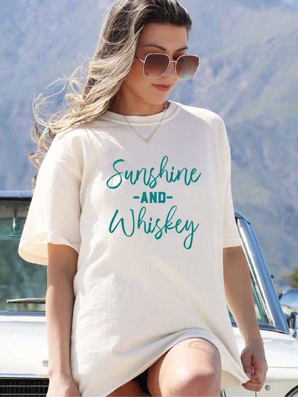 Sunshine & Whiskey Graphic Softstyle Tee