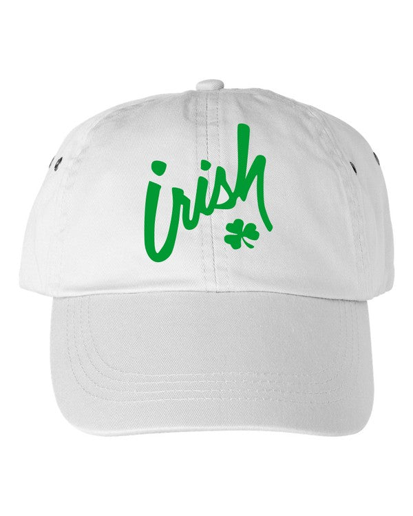 Irish with Clover Dad hat