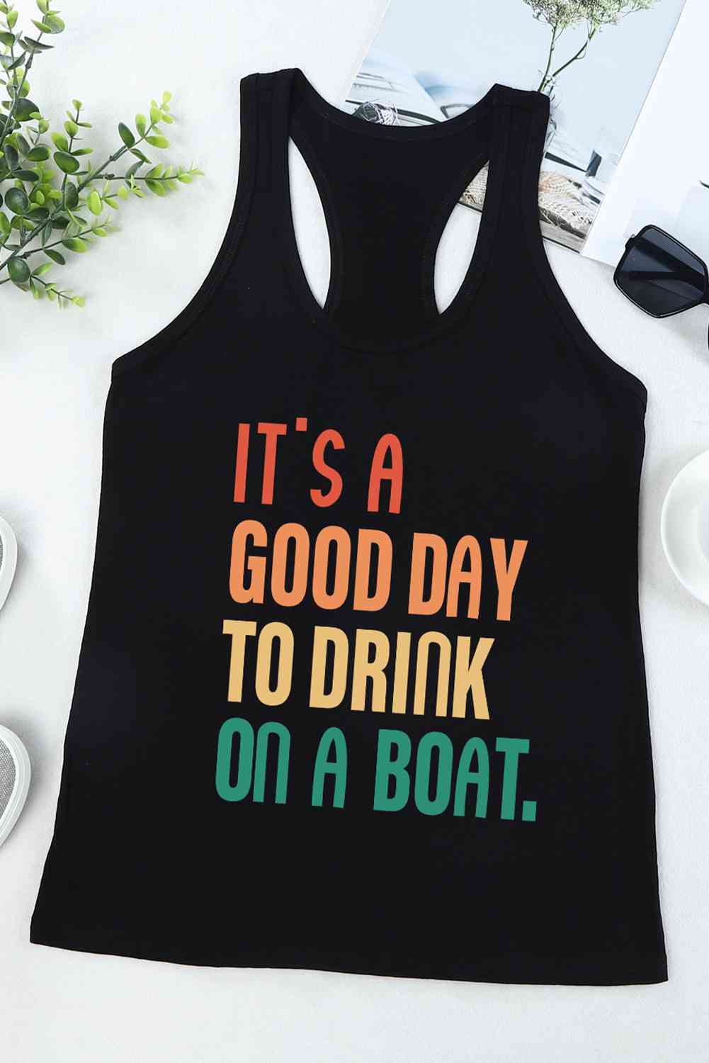 Drink on a Boat Tank