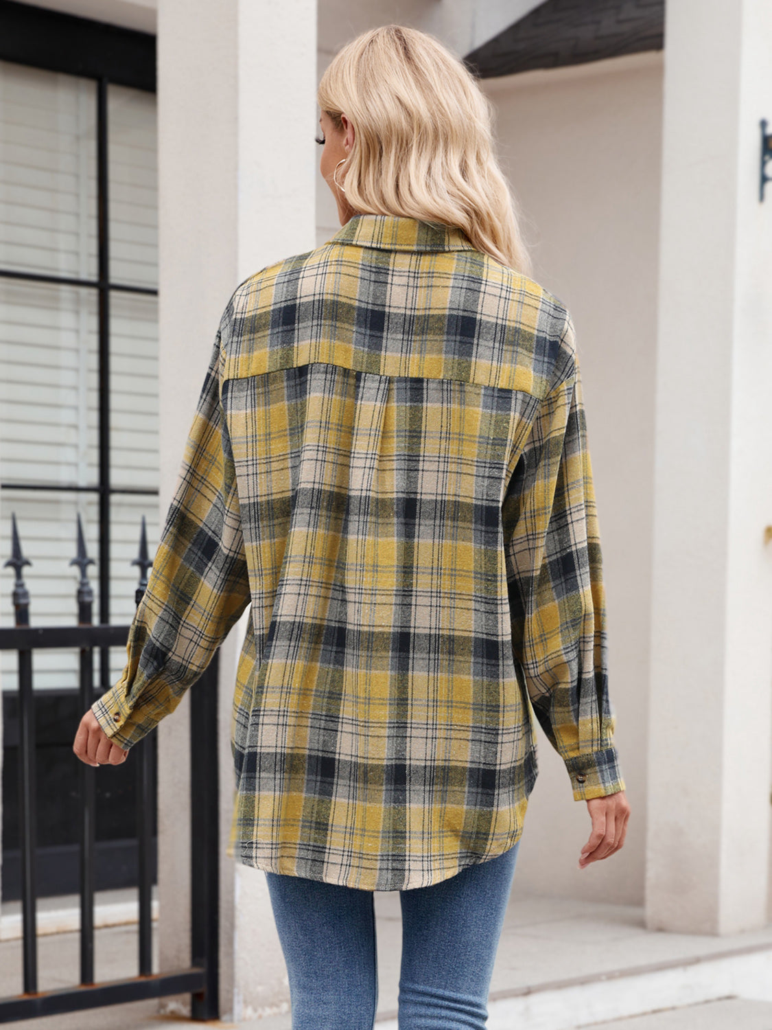 Staci Plaid Long Sleeve Shirt