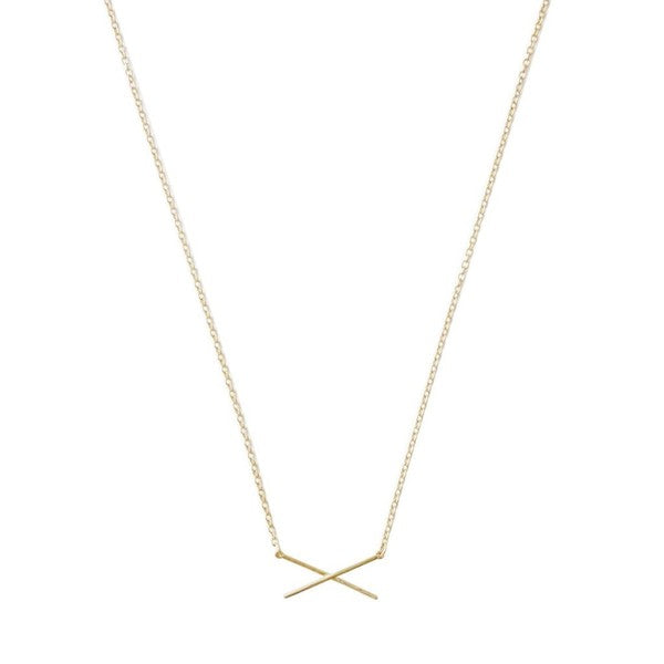 X Bar Necklace