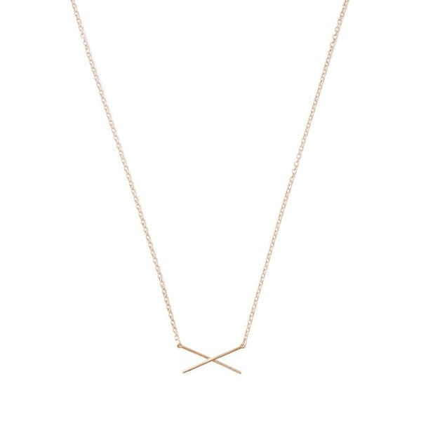 X Bar Necklace