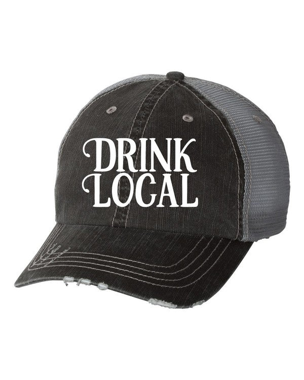 Drink Local Embroidered Hat