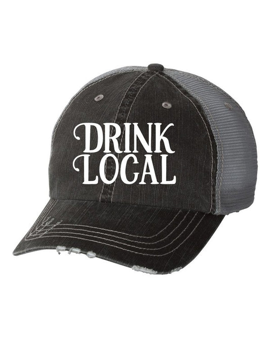 Drink Local Embroidered Hat