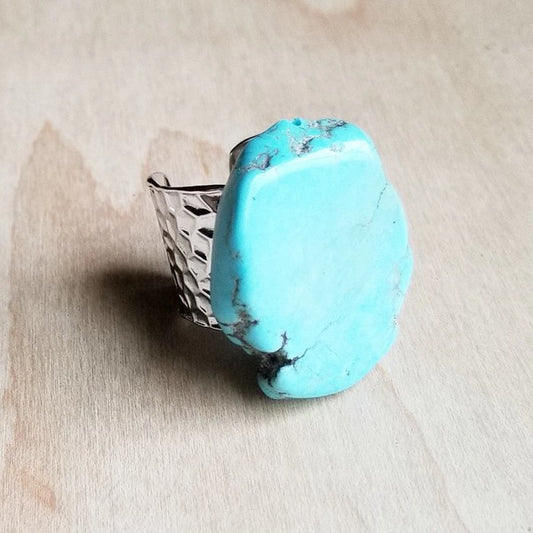 Avaluna Blue Turquoise Ring