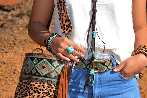 Rodeo Turquoise Cuff Ring