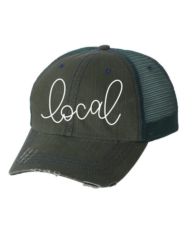 Local Embroidered trucker hat