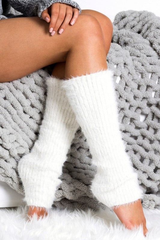 Paisleigh Eyelash Leg Warmers