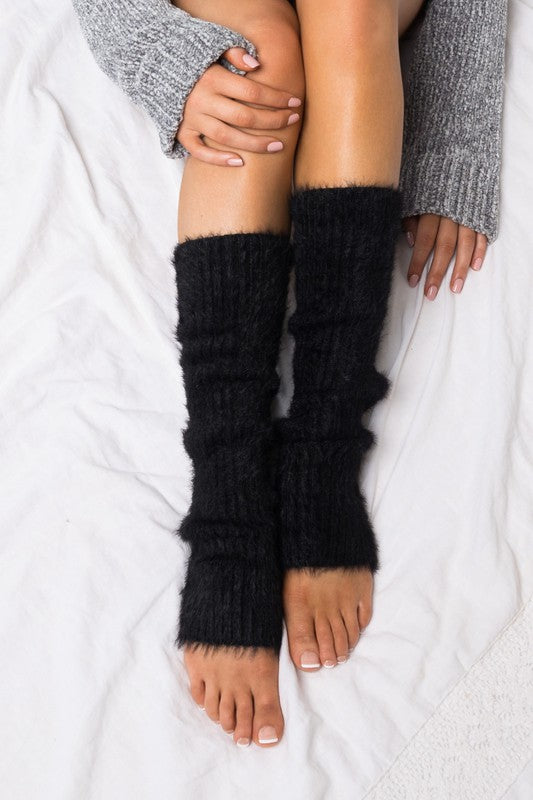 Paisleigh Eyelash Leg Warmers