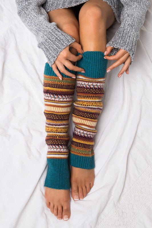 Katie Fairisle Legwarmer