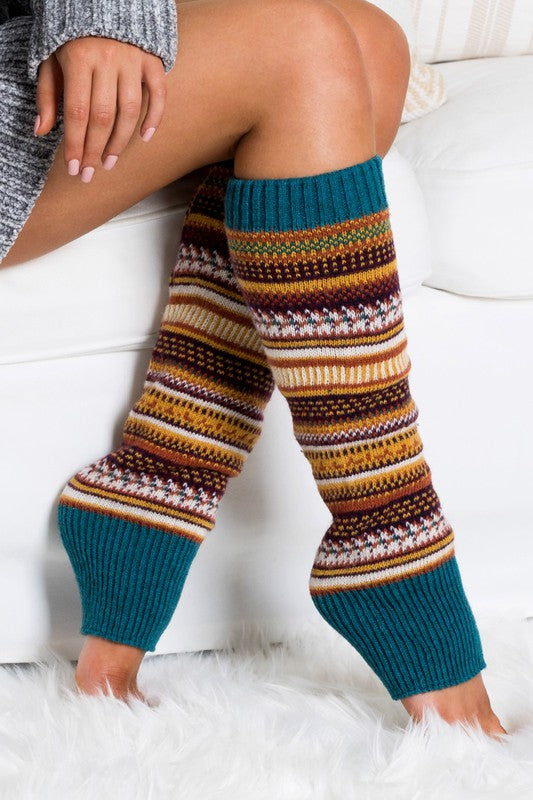 Katie Fairisle Legwarmer