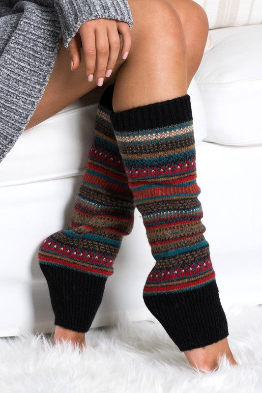 Katie Fairisle Legwarmer