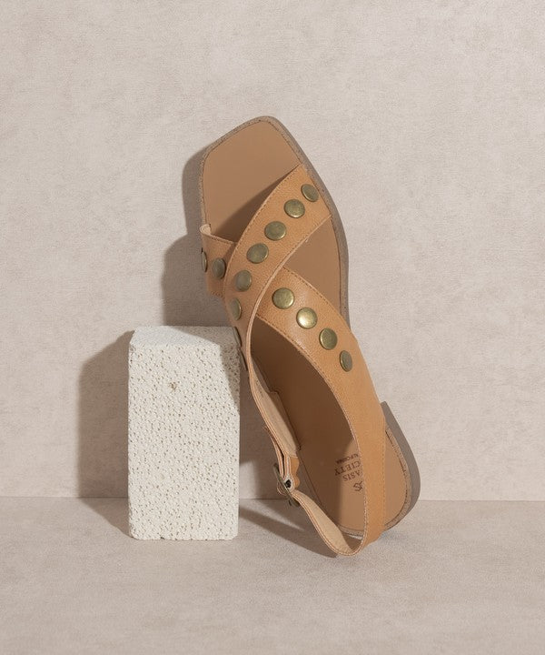 Kylen Studded Cross Band Sandal