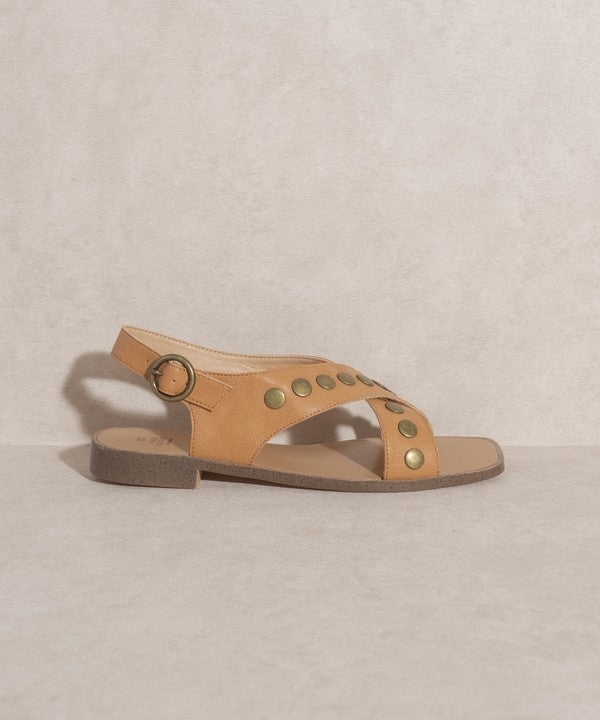 Kylen Studded Cross Band Sandal