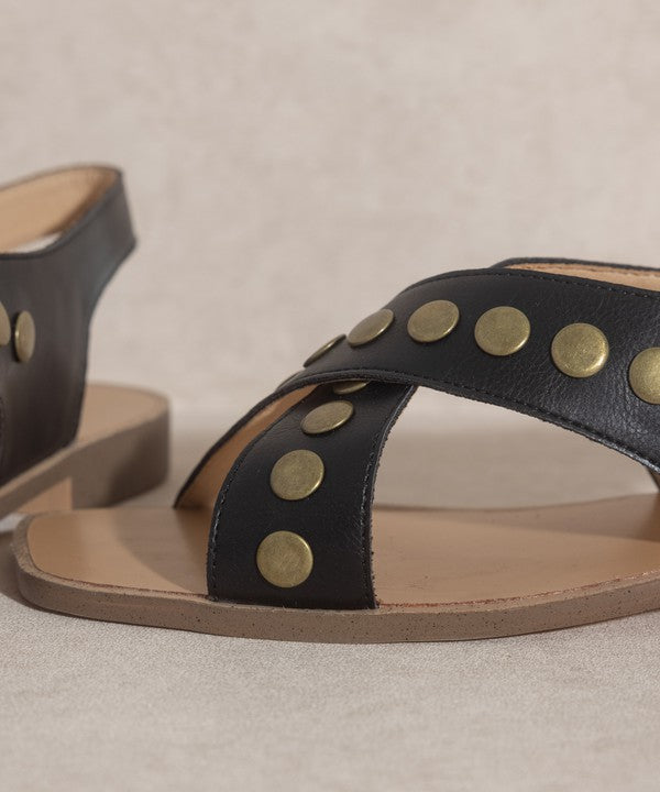 Kylen Studded Cross Band Sandal