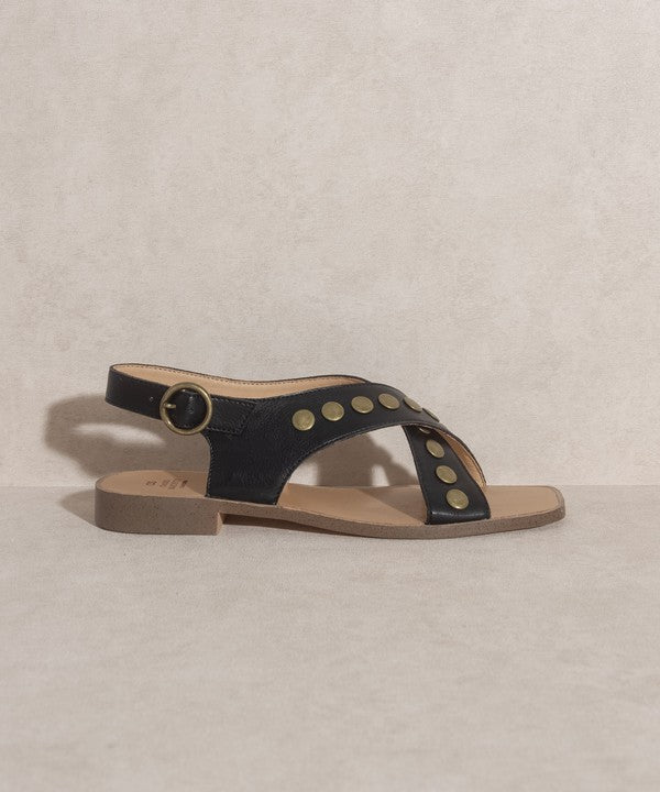 Kylen Studded Cross Band Sandal