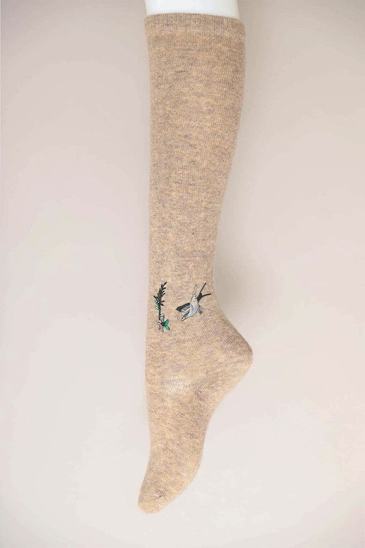 Hummingbird Wool Socks