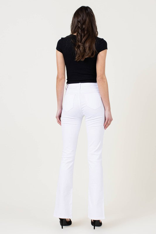 Presley Front Slit Slim Jean