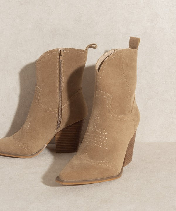 Ariella Western Short Boots