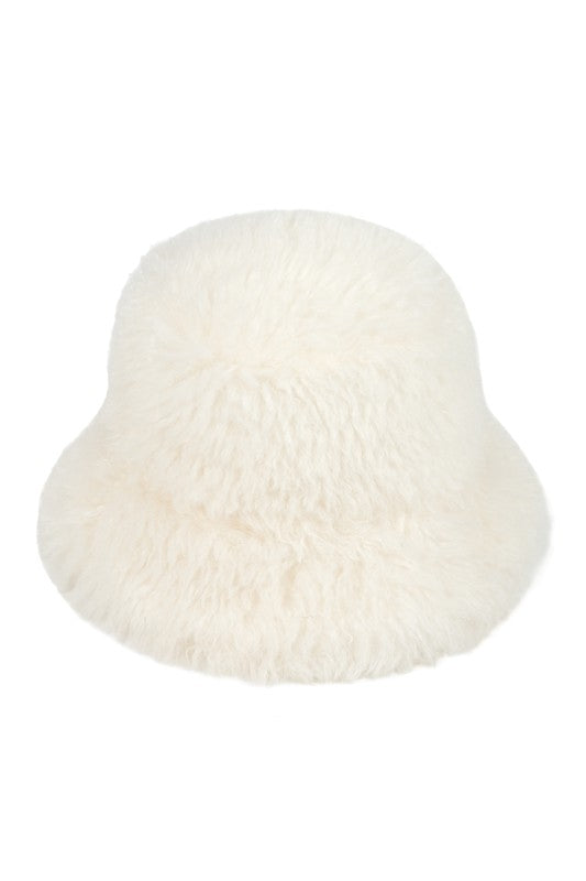 Cali Faux Fur Bucket Hat