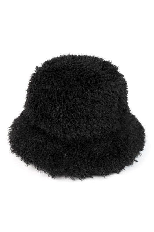 Cali Faux Fur Bucket Hat