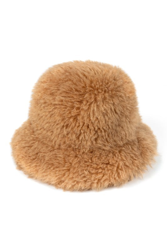 Cali Faux Fur Bucket Hat