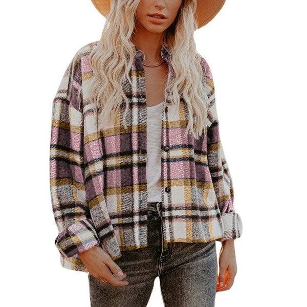 Romy Plaid Shacket