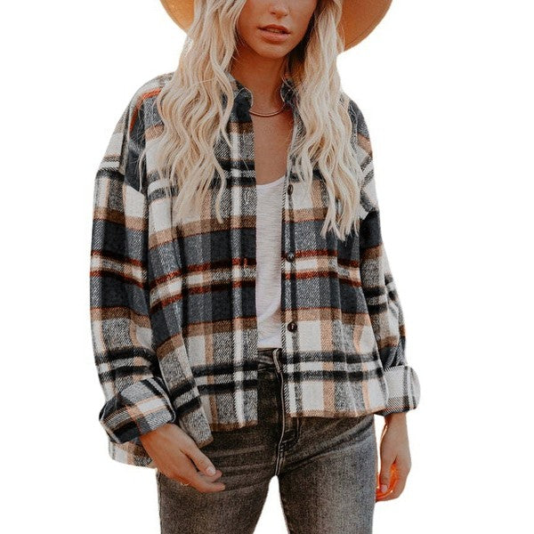 Romy Plaid Shacket