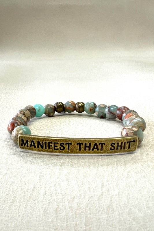 Manifest Multi and Gold Bracelet