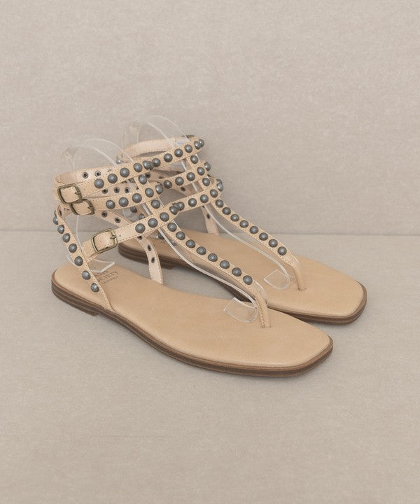 Oaklynn Studded Gladiator Sandal