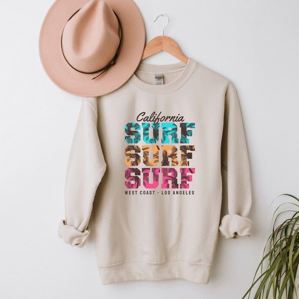 California Surf Stacked Graphic Sweatshirt