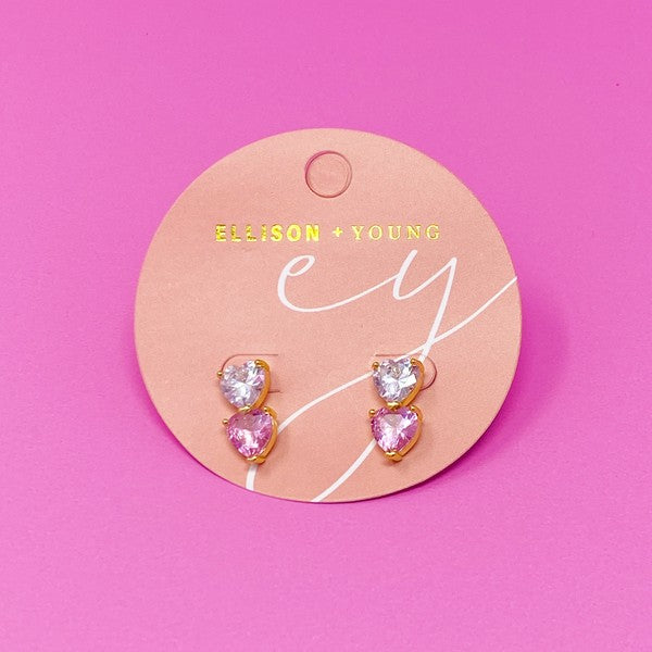 Two Colors Of Love Earrings