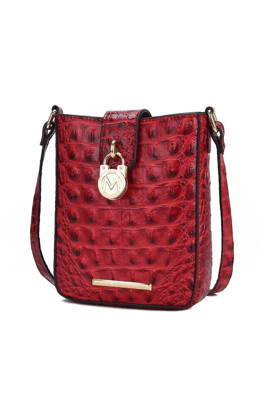 Olivia Embossed Crossbody Bag