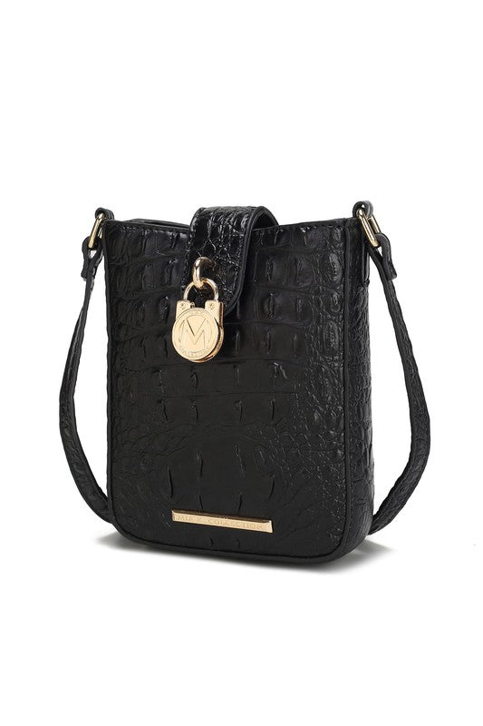 Olivia Embossed Crossbody Bag