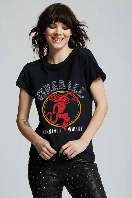 Fireball Rhinestone Tee