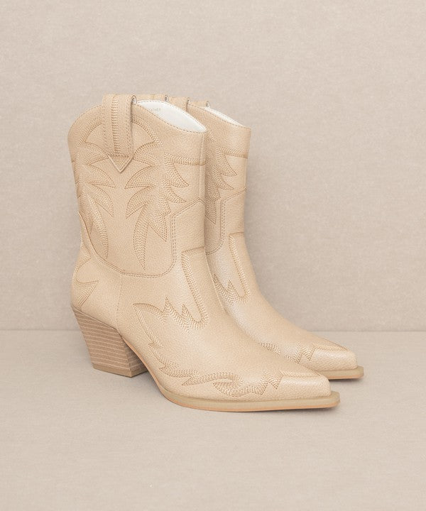 Lindsey Cowboy Ankle Boots