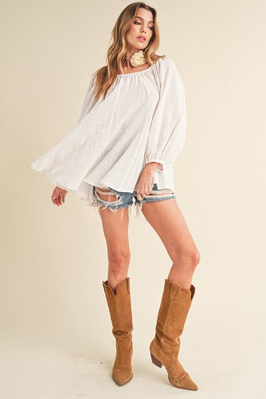 Nately Off Shoulder Tunic Dress