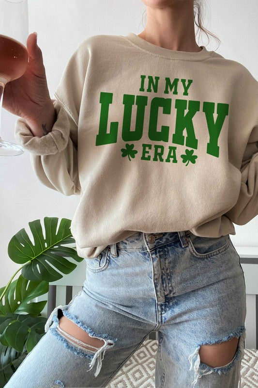 IN MY LUCKY ERA ST PATRICKS GRAPHIC SWEATSHIRT