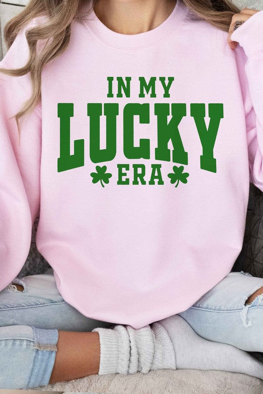 IN MY LUCKY ERA ST PATRICKS GRAPHIC SWEATSHIRT