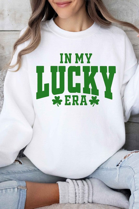 IN MY LUCKY ERA ST PATRICKS GRAPHIC SWEATSHIRT