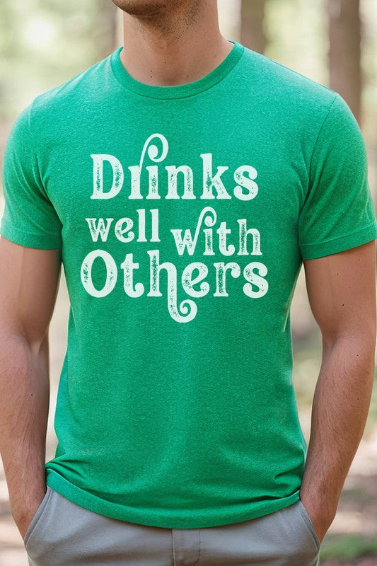 St Patrick's Day Drinks Well With Others Tee