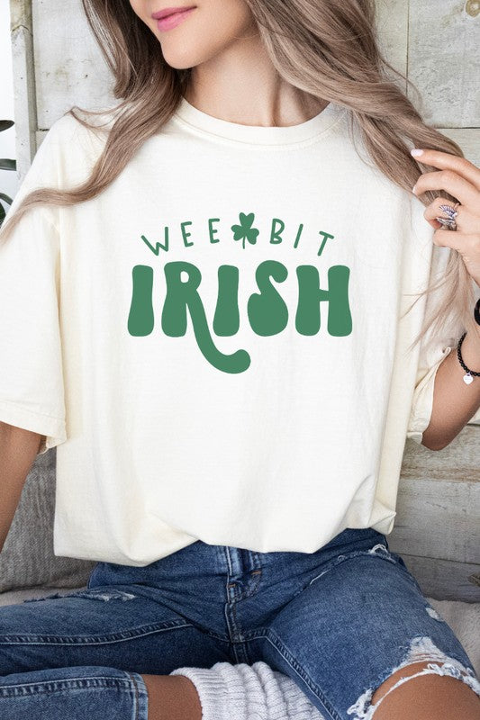 Wee Bit Irish St Patrick's Day Graphic Tee