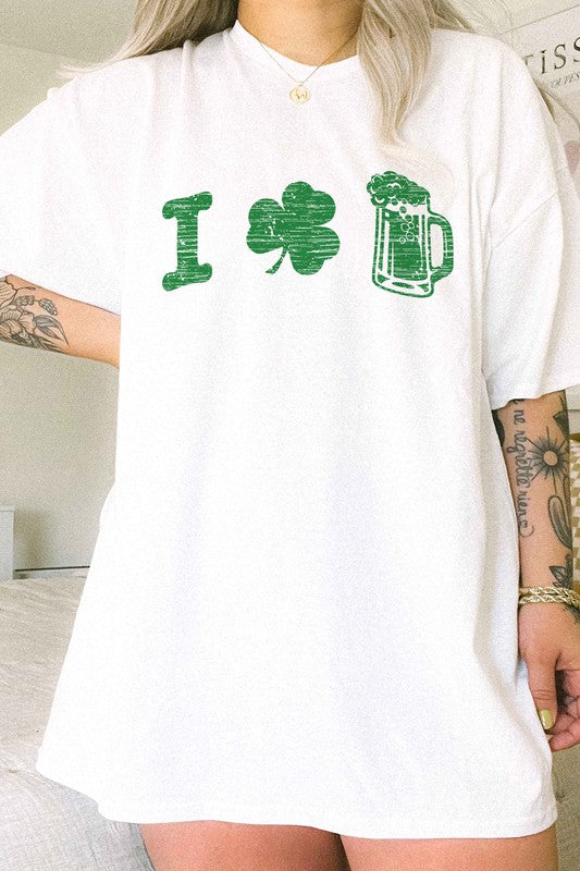 IRISH ST PATRICKS OVERSIZED TEE