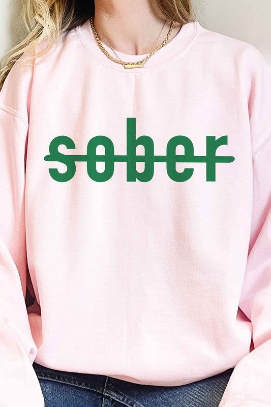 NOT SOBER ST PATRICKS OVERSIZED SWEATSHIRT