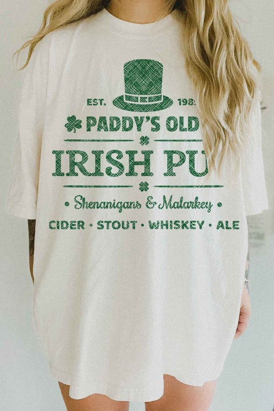 IRISH PUB ST PATRICKS OVERSIZED TEE