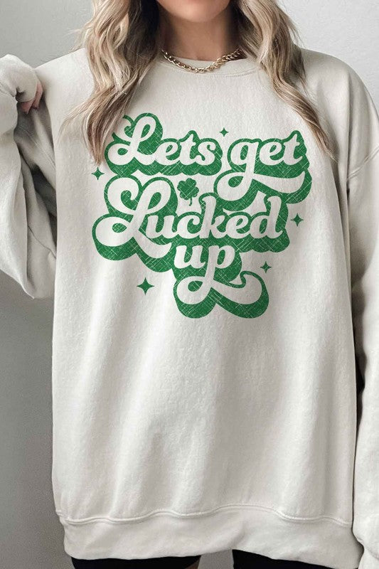 LUCKED UP ST PATRICKS OVERSIZED SWEATSHIRT